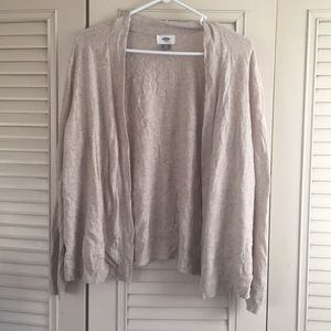Open front cardigan